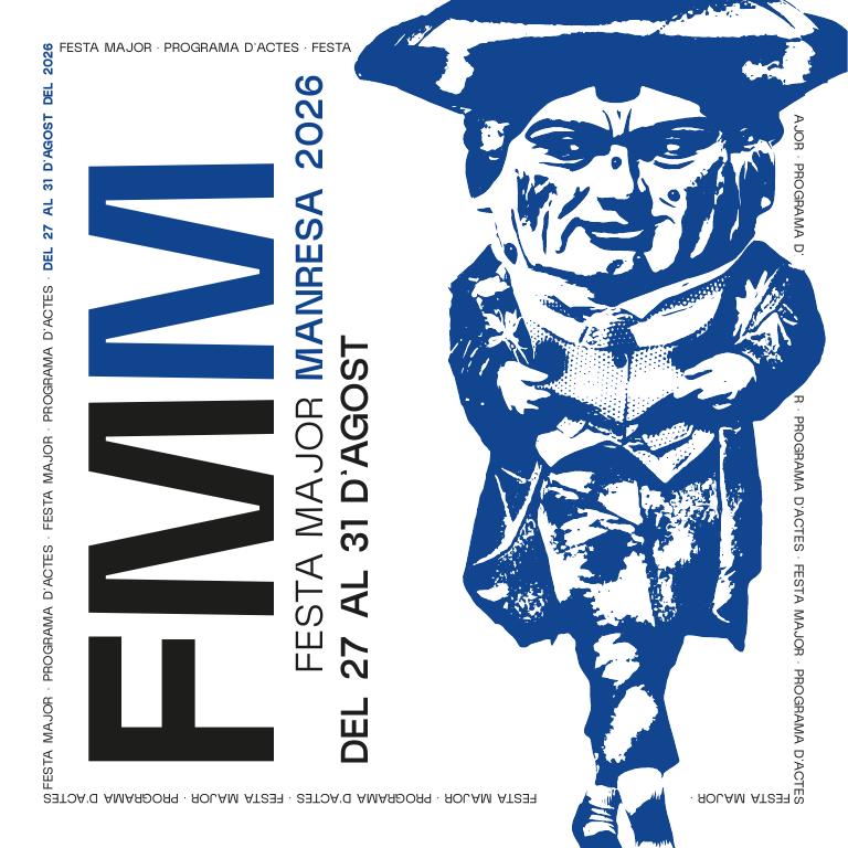 Cartell oficial de la Festa Major de Manresa 2026